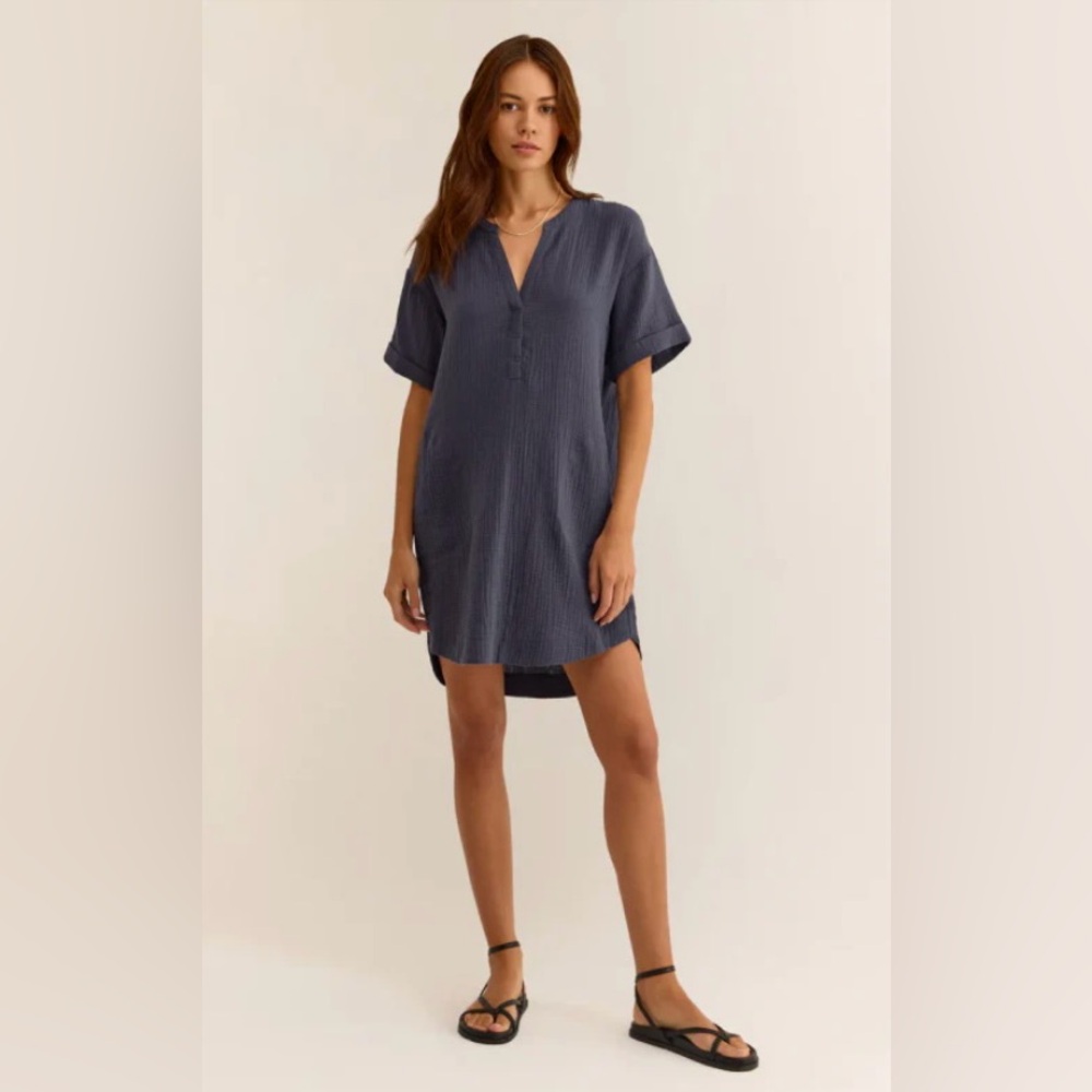 Z Supply Talia Gauze Mini Dress Coverup